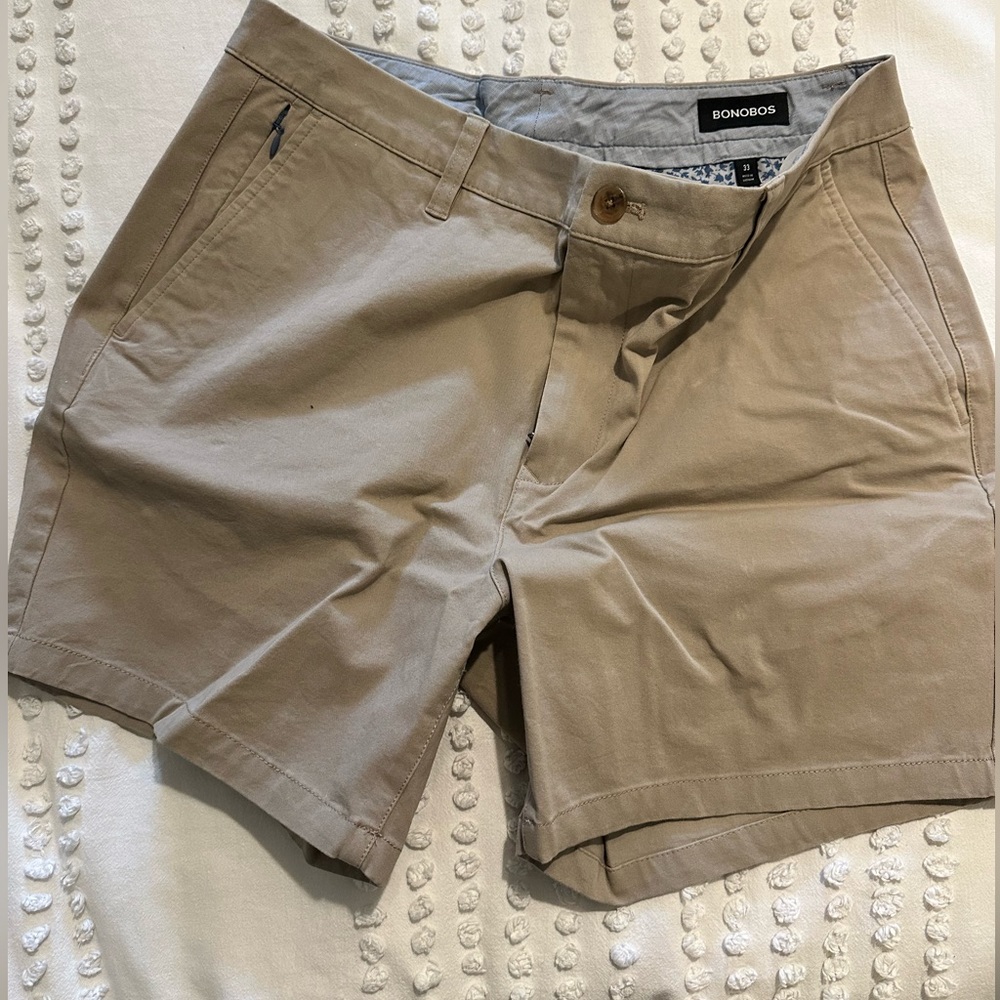 Bonobos Men’s 33 shorts/ slim 5 inch